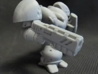 CHIBI-TECH SD - ANACONDA PAULDRON       3D print model