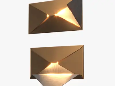 Corrispondenza Wall Light PBR 3D model