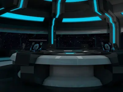 Sci Fi Room 3D model