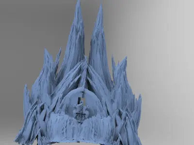 Warlock Dark Cliffs 2  3D model