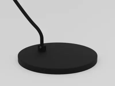 Modern Arch Floor Lamp Low-poly 3D model
