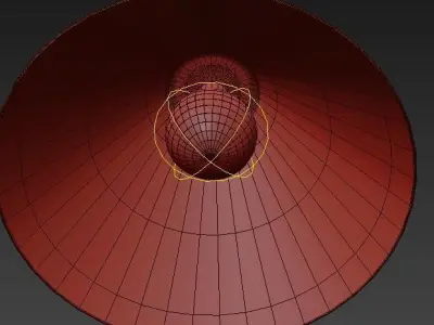 TASK CERAMIC SHORT WALL LIGHT 3D model