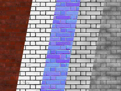 Lattice Brick-10-PBR-2K-4K Texture