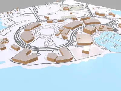 Dubai Creek Harbour UAE 3D model