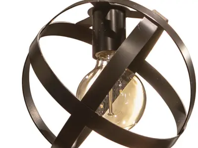 Frome Light Globe Chandelier 3D model