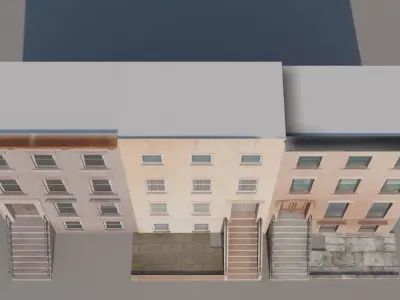 New York Buildings Free low-poly 3D model