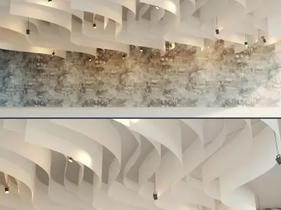 Suspended ceiling 31 Low-poly 3D model