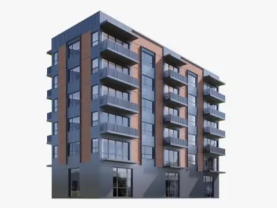 Apartment Low-poly 3D model