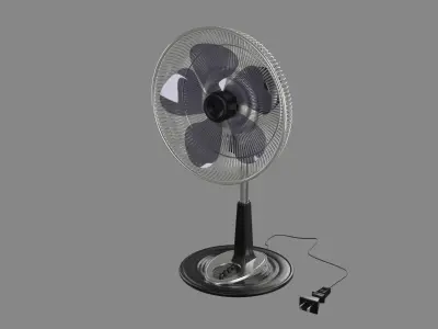 Floor fan 3D model