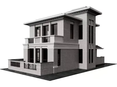 Villa Block 02 3D model