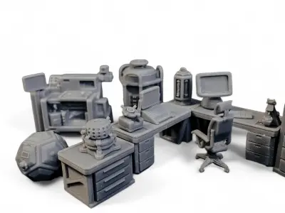 Spaceship Lab 3D print model