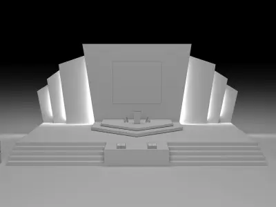 Event Stage Design 3D model