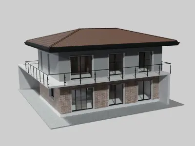 Modern Villa House 3D model