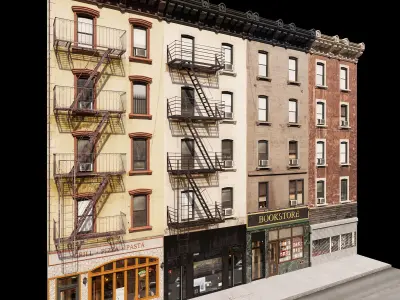 New York Facade 3D model