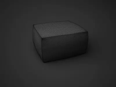 Miles Ottoman - Robin Bruce Furniture 3D model