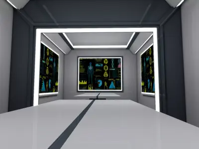 Dining Room interior 3D model