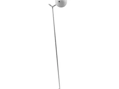 Floor lamp Atom black 3D model