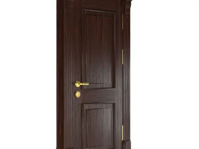 Interior door 01 3D model buy