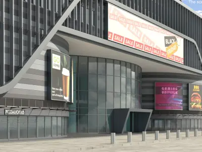  Modern Shopping Mall Complex 