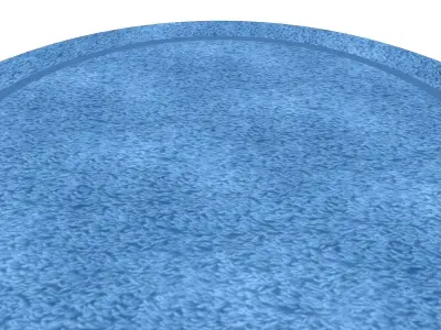 Round Carpet Free low-poly 3D model