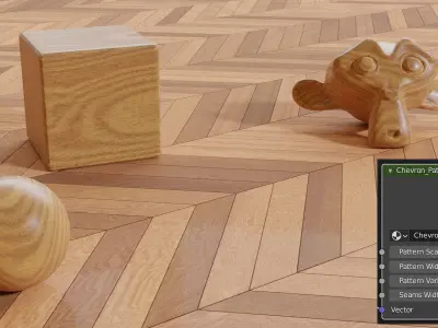 ProWood - Procedural Wood and Floor Shader Pack for Blender Texture