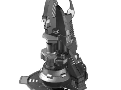 Space Station - Occupy Tower 03 3D model
