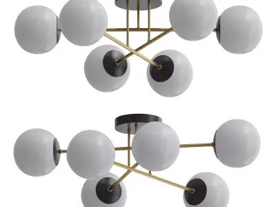  Magnum ceiling light 3D model