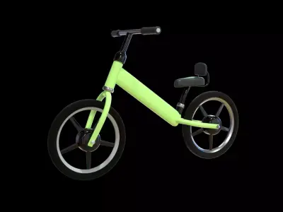 Balance Bike  3D Model Low-poly 3D model