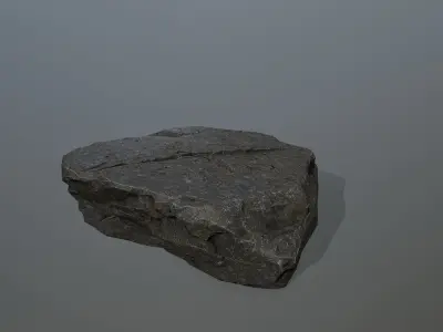 Rock Set Low-poly 3D model