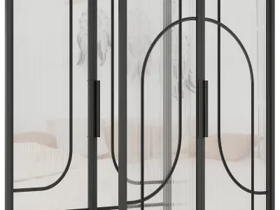 Entrance door set244 3D model