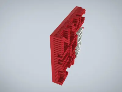 iDSA Lapel Pin - Concept 1 Free 3D model