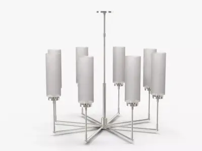 Thomas O Brien Ziyi Large Chandelier Low-poly 3D model