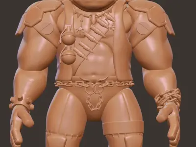 Bebop from the cartoon TMNT Free 3D model