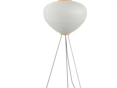 Akari 10A floor lamp by Vitra 3D model