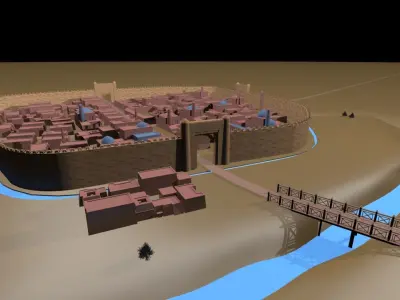 Sairam old city 3D model