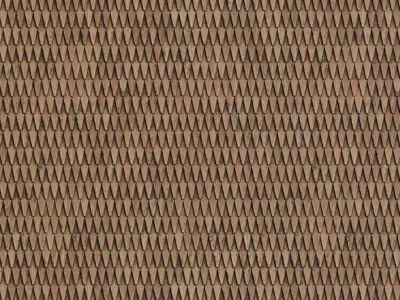 Rustic Diamond Wood Roof Shingles PBR Texture