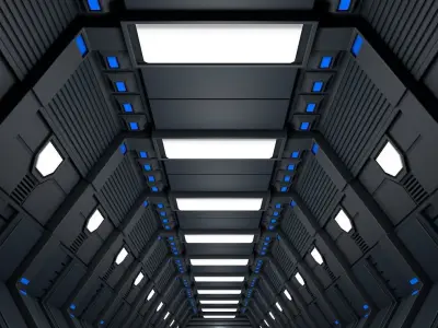 Sci Fi Corridor 3D model