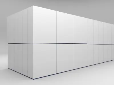 ASML EXE 5000 EUV Lithography machine Low-poly 3D model