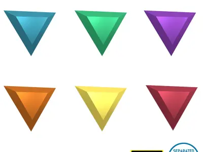 Gem V9 Pack Low-poly 3D model