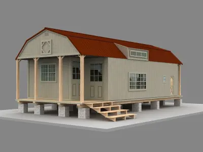 Tiny House 3D model 3D model
