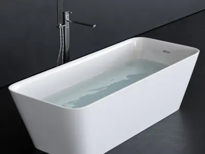 Disenia Equal Bathtub Low-poly 3D model