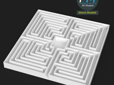 Labyrinth maze 3D model
