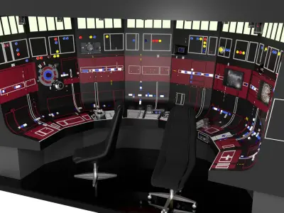 Set 3a - Control Panels Wall 1-12 scale Blackseries 3D print model