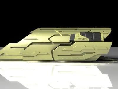 StarGate Atlantis Puddle Jumper 3D model