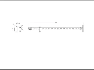 Window restrictor 3D print model