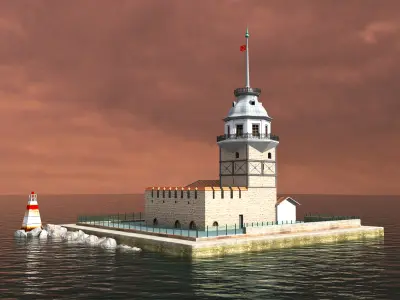 Maidens Tower 3D model