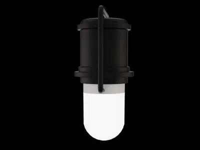 Classical interior and exterior street light and garden light Low-poly 3D model
