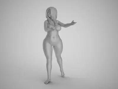 Confident Woman 4 3D print model