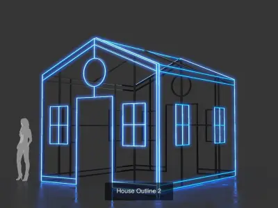House Outline - 5 Pack