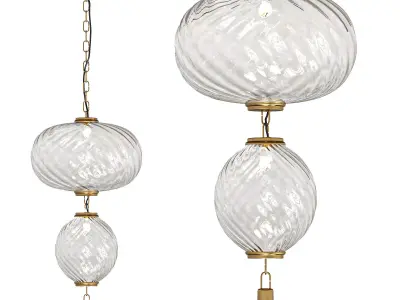 Beacon Two Tier Pendant by Arhaus 3D model